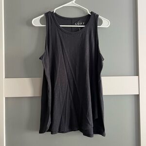 LOFT Women's Charcoal Tank Top